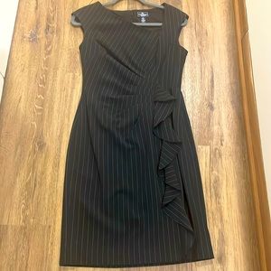 Pinstripe Power Dress